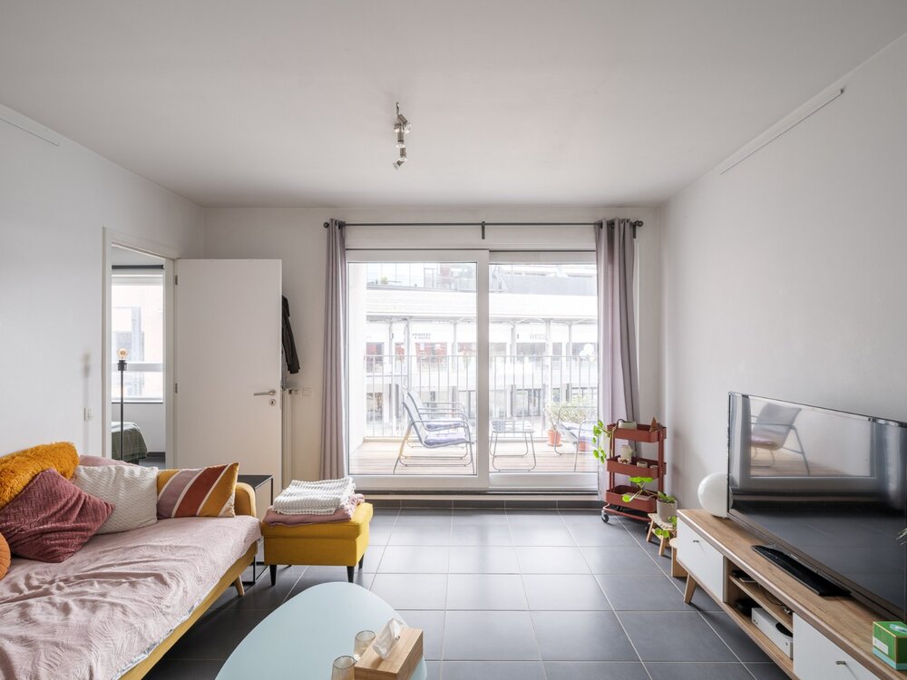 Gezellig éénslaapkamerappartement met terras aan Dok Noord in Gent